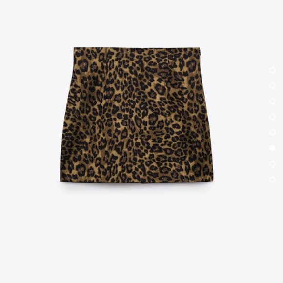 Zara animal print mini skirt NWT - Picture 4 of 4